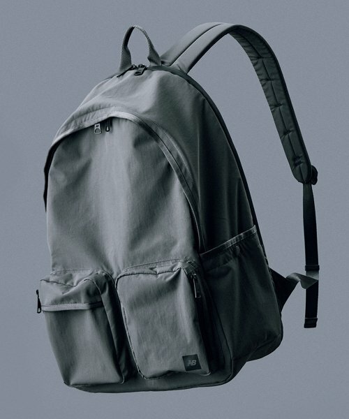 NEW BALANCE Grey Pack 雙口袋 後背包 雙肩包 灰色 NBGCBAG111_15