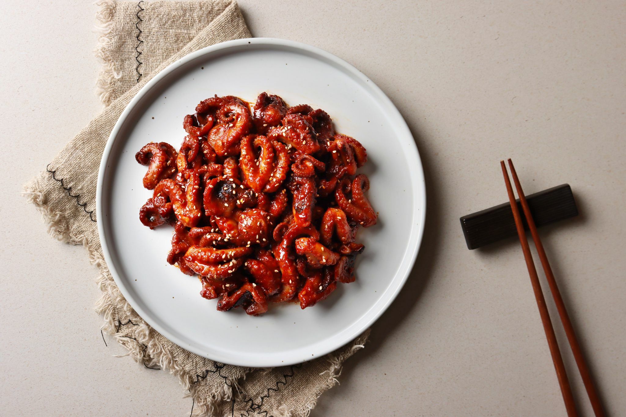 水產海盜 - 辣炒八爪魚仔 （하린이네 쭈꾸미） 300g（需要煮熟後方可食用）