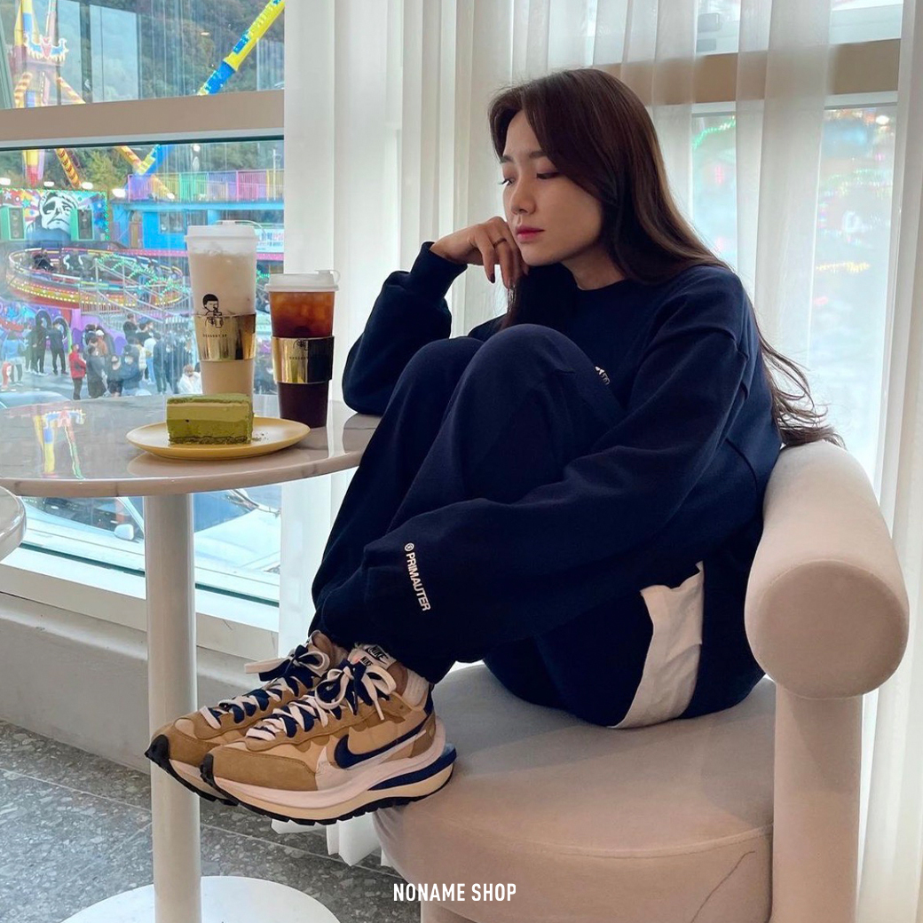 SACAI Vaporwaffle X NIKE  聯名款 解構 雙勾 麂皮 網眼 卡其 (男/女 款)