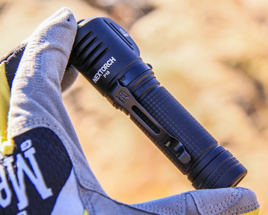 NEXTORCH P10 1400lm 白/紅/藍Type-C 18650 多用途轉角燈