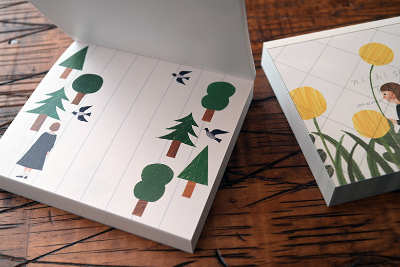 表現社 日本插畫家 西淑 方形便條紙