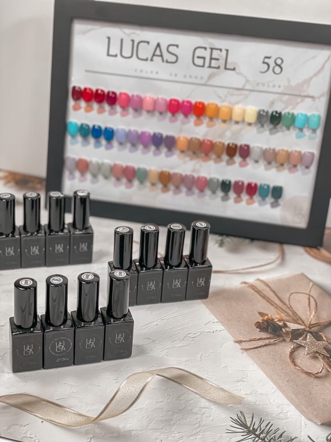 美展優惠🌼LUCAS甲油色膠【1-58單罐】