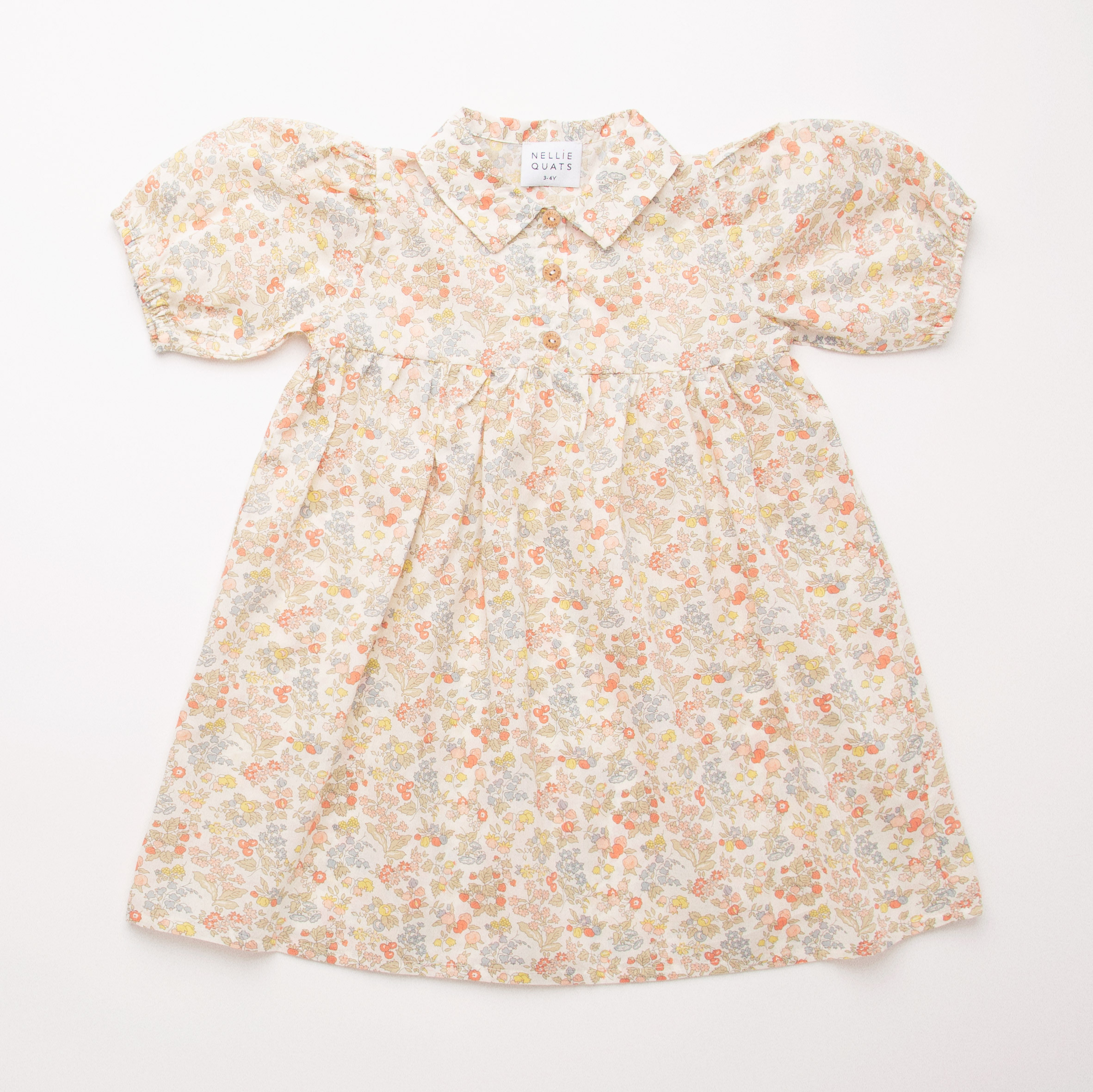 NELLIE QUATS - Duck Duck Goose Dress（Nancy Ann Liberty Print）