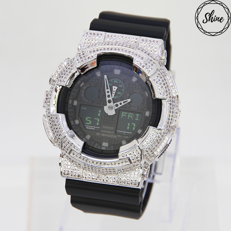 GA-100MB-1A 銀色 X 白石經典系列全套