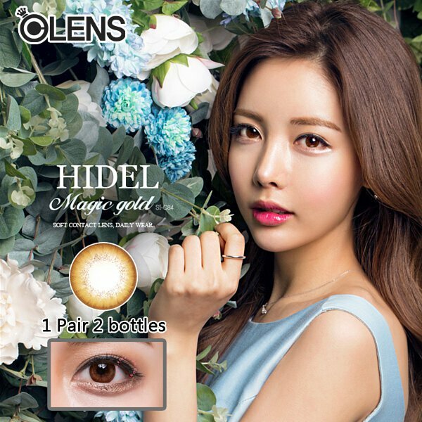 [預訂] OLENS HIDEL MAGIC 6 Month 半年拋彩妝隱形眼鏡｜每樽1片 ( Magic Gold /Magic Gray / Natural Gold)