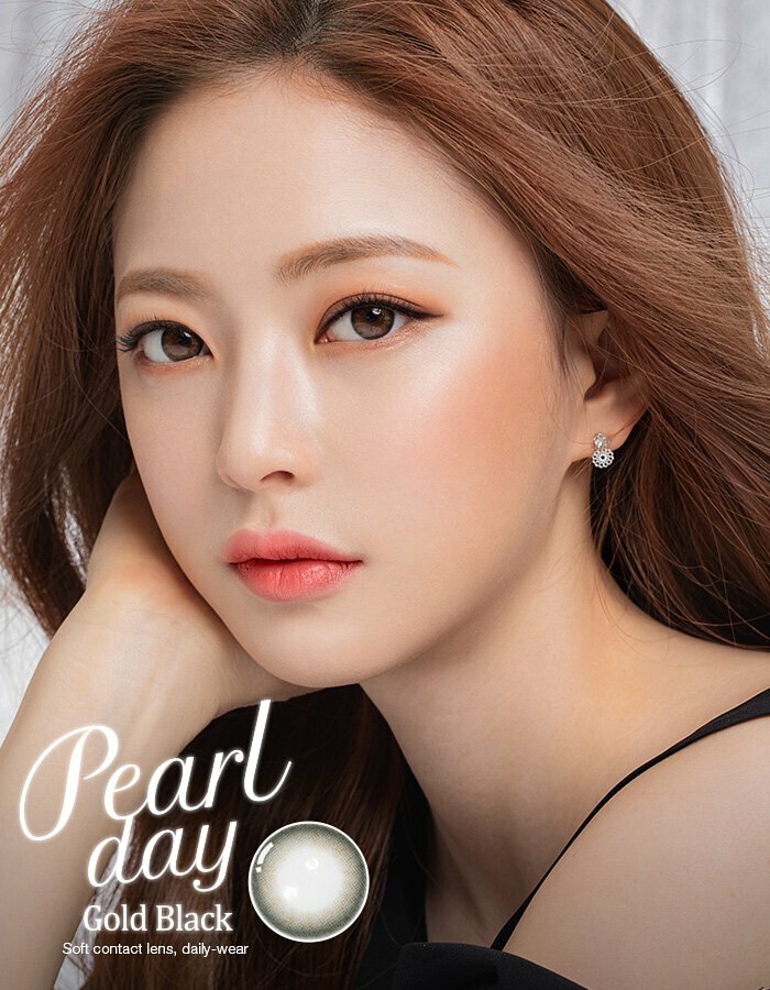 [預訂] OLENS Pearl Day ｜每樽1片 (半年拋) )Gold Black / Gold)