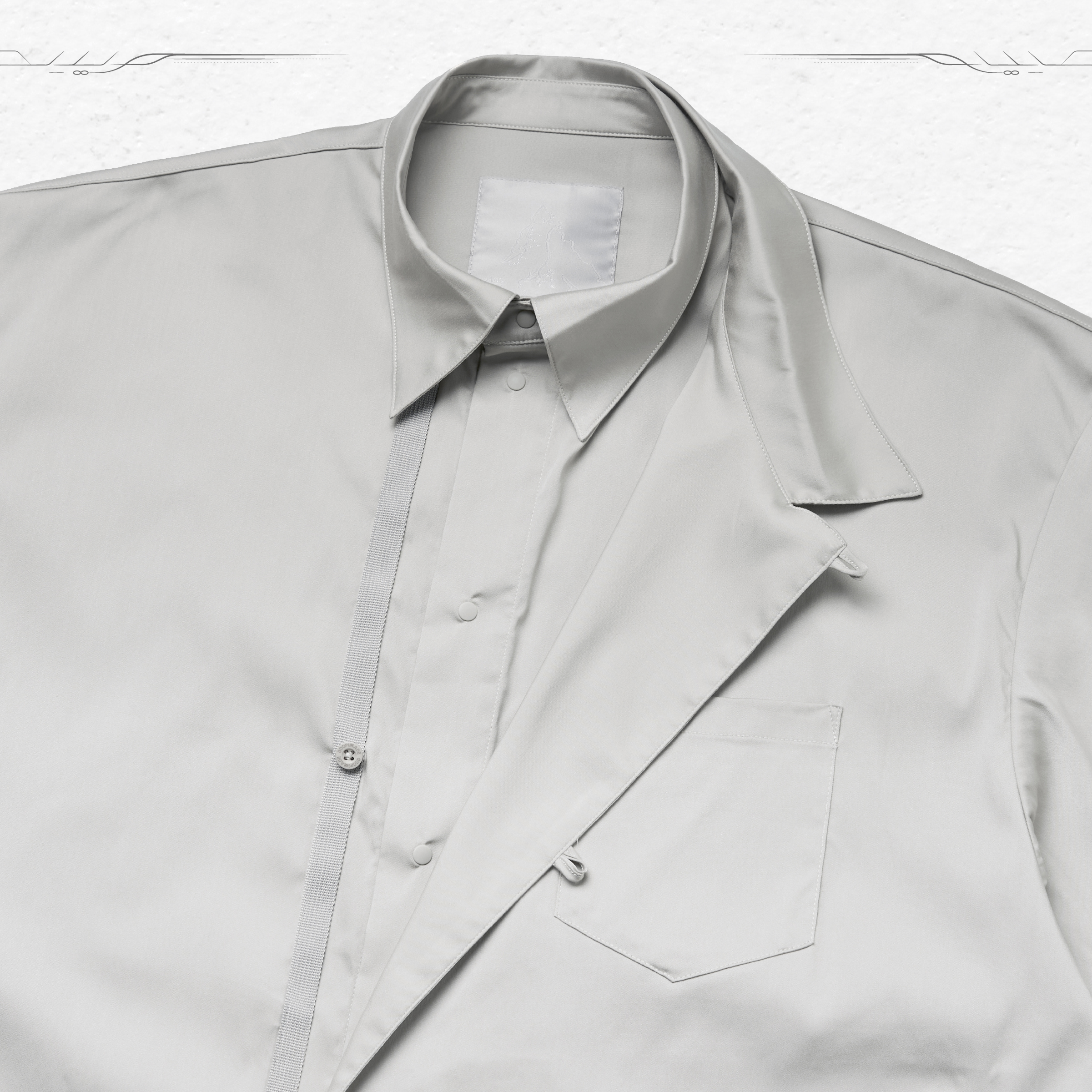 GNV-05” SoftBox 2-Layer Shirt - Bone