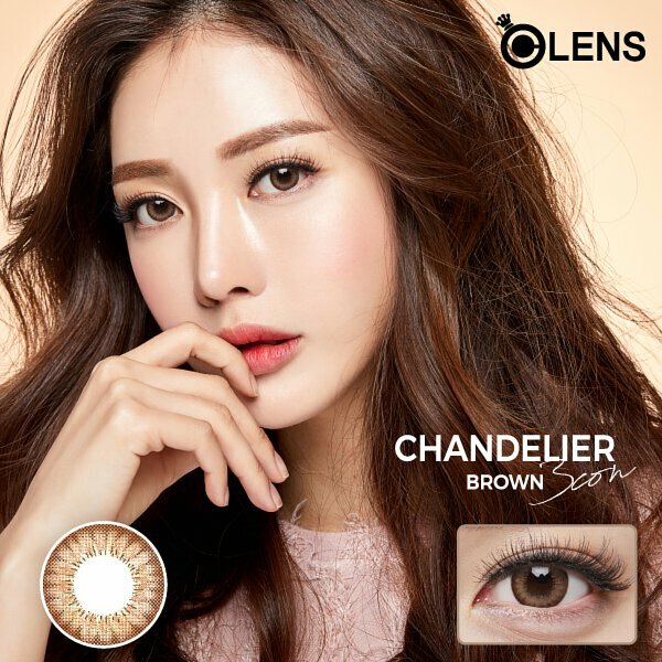 [預訂] O-LENS CHANDELIER 季拋彩妝隱形眼鏡｜每樽1片 (季拋) (Brown / Gray)