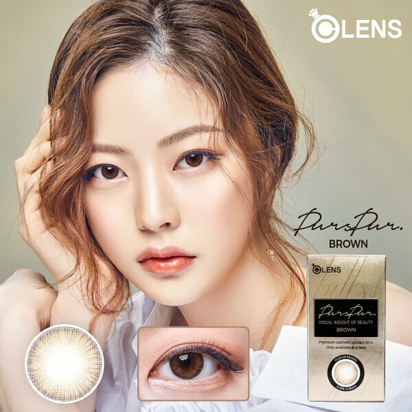 OLENS PURSPUR BROWN 季拋彩妝隱形眼鏡 (Brown/ Choco/ Gray)