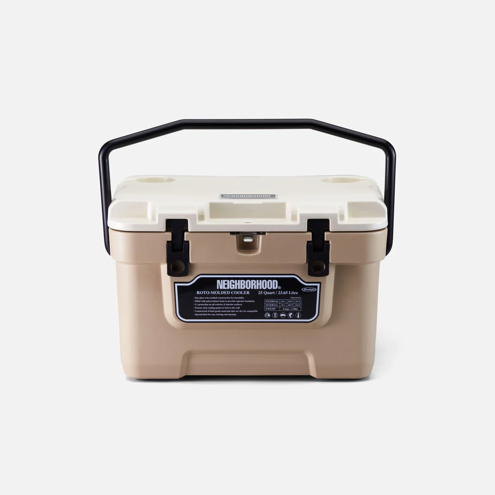 NEIGHBORHOOD IC.25QT/P-COOLER BOX 保鮮箱 冰桶 米棕色