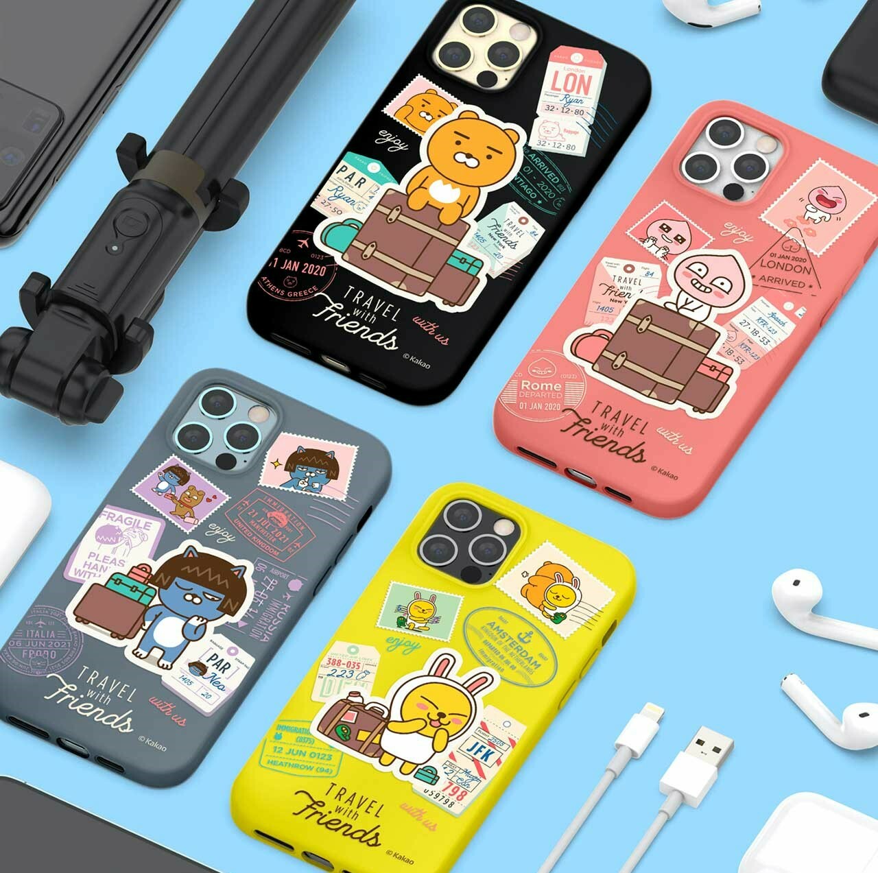 Kakao Friends - Soft Phone Case - 貼身手機保護軟殼 S2 15 S24