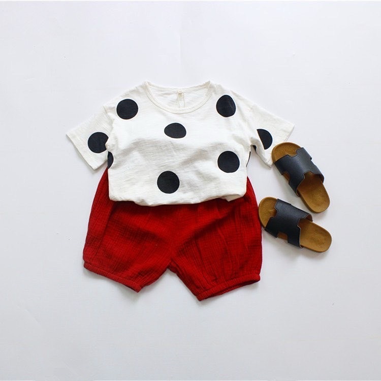 不怕你穿包色棉紗五分褲