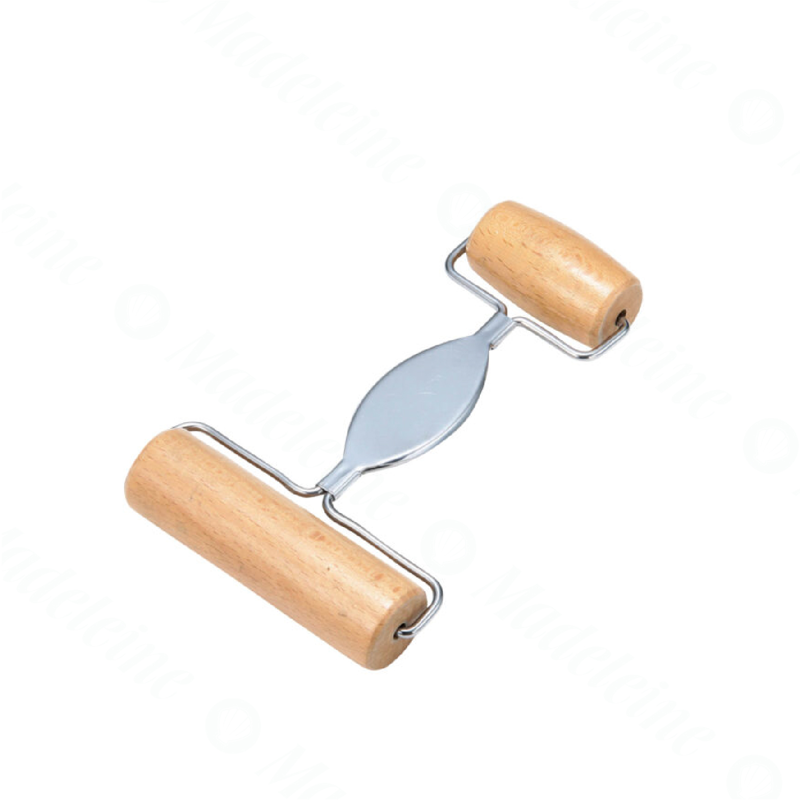 [ Cakeland烘焙用品 ]天然木T型雙頭派皮桿皮器 (NO.546)