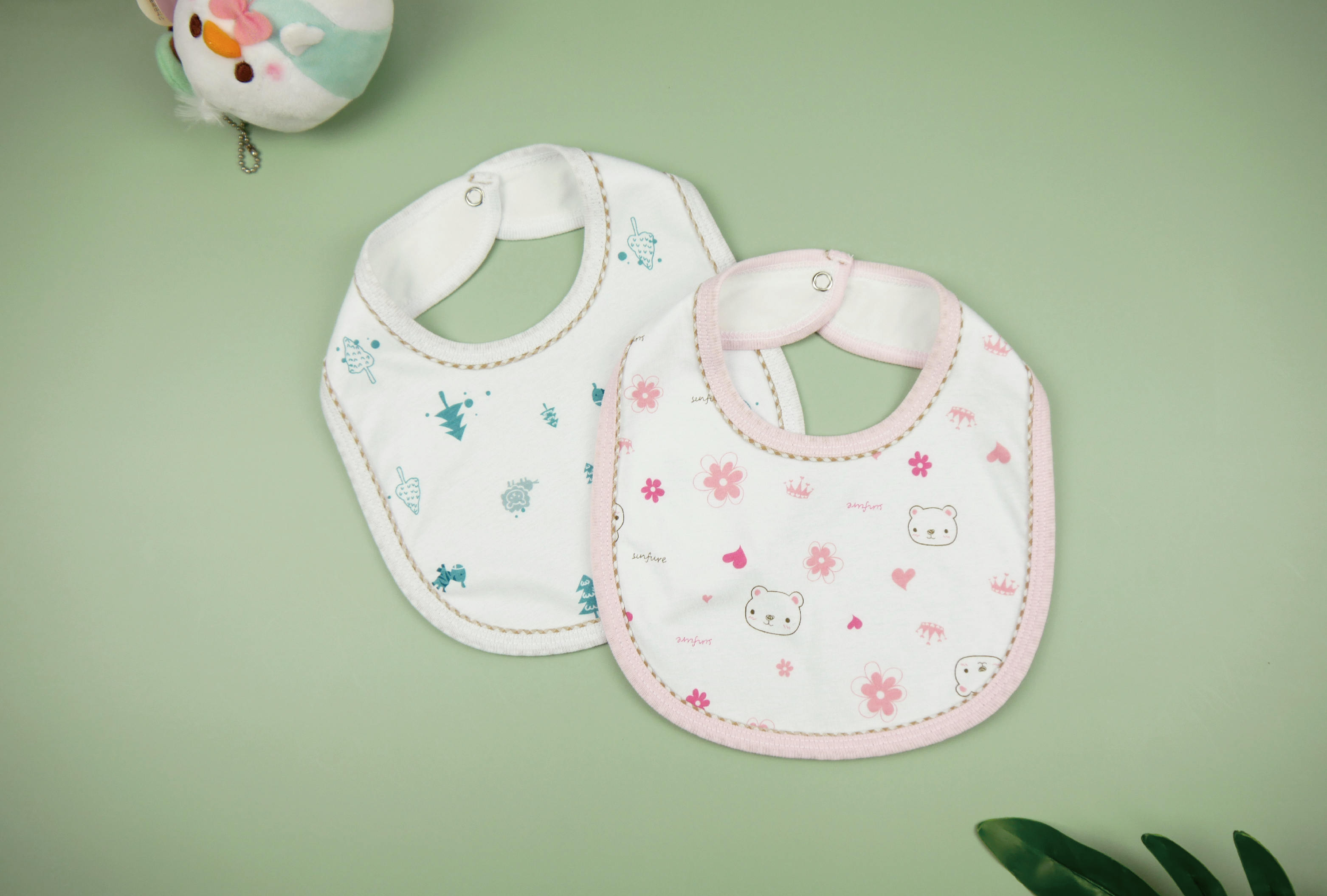 小三福（三福）100%純棉嬰兒口水巾