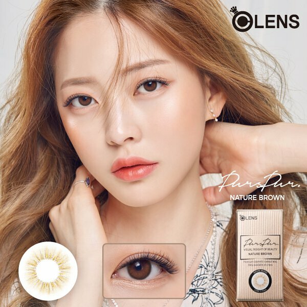 [預訂] O-LENS Purspur 季拋彩妝隱形眼鏡｜每樽1片   Nature Brown