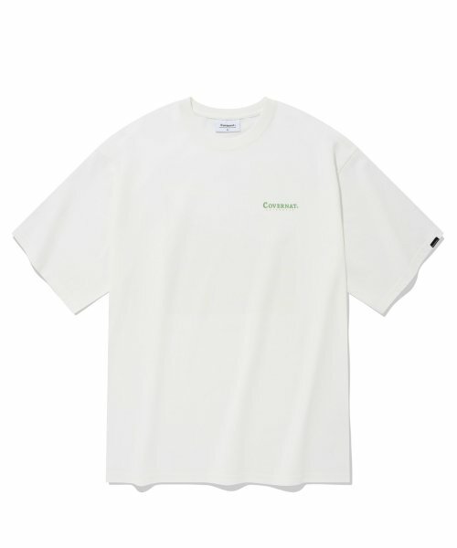 COVERNAT 山TEE T恤 短袖 白色