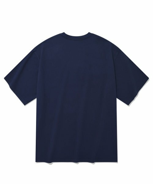 染色 Authentic Logo T恤 短袖 藍色