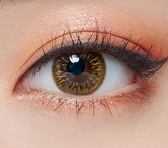 [散光] OLENS Aria Beach 半年抛棄散光彩妝隱形眼鏡｜每樽1片 (Brown / Gray)