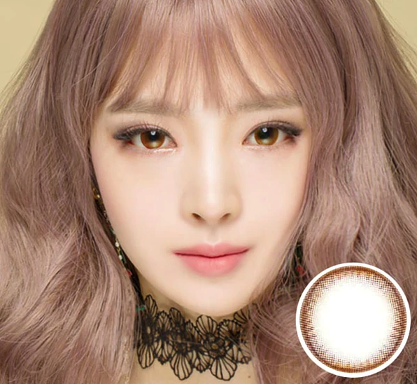 [散光] OLENS 6 month Pearl Natural 半年抛散光彩妝隱形眼鏡｜每樽1片 )(Black/ Brown/ Gray/ Choco)