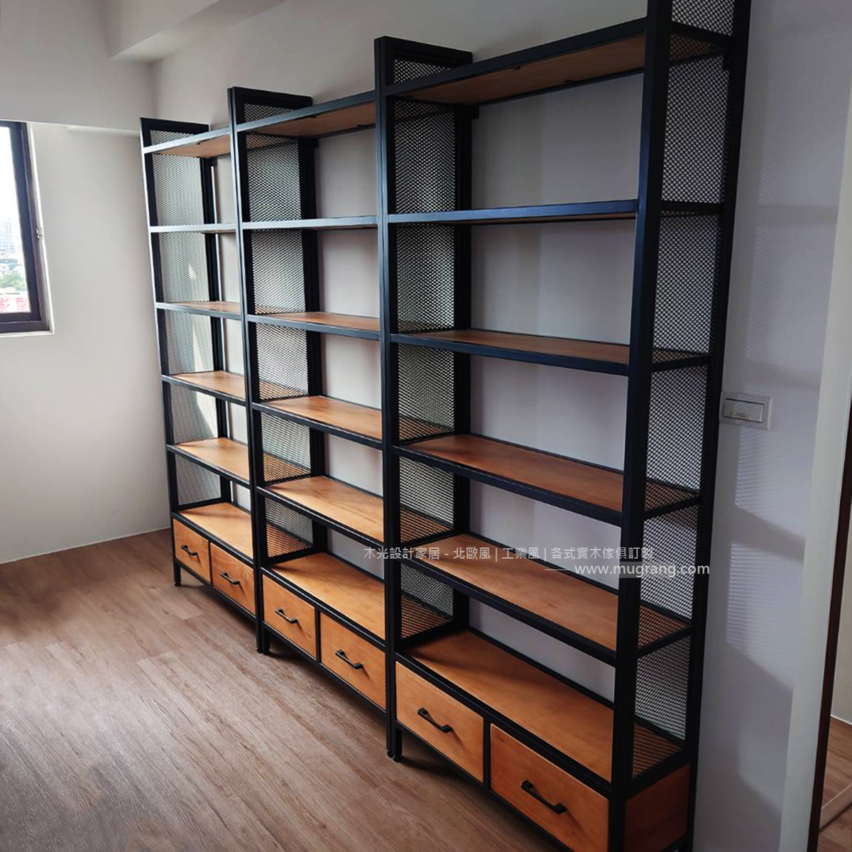 LOFT工業風抽屜多層展示架|可訂製