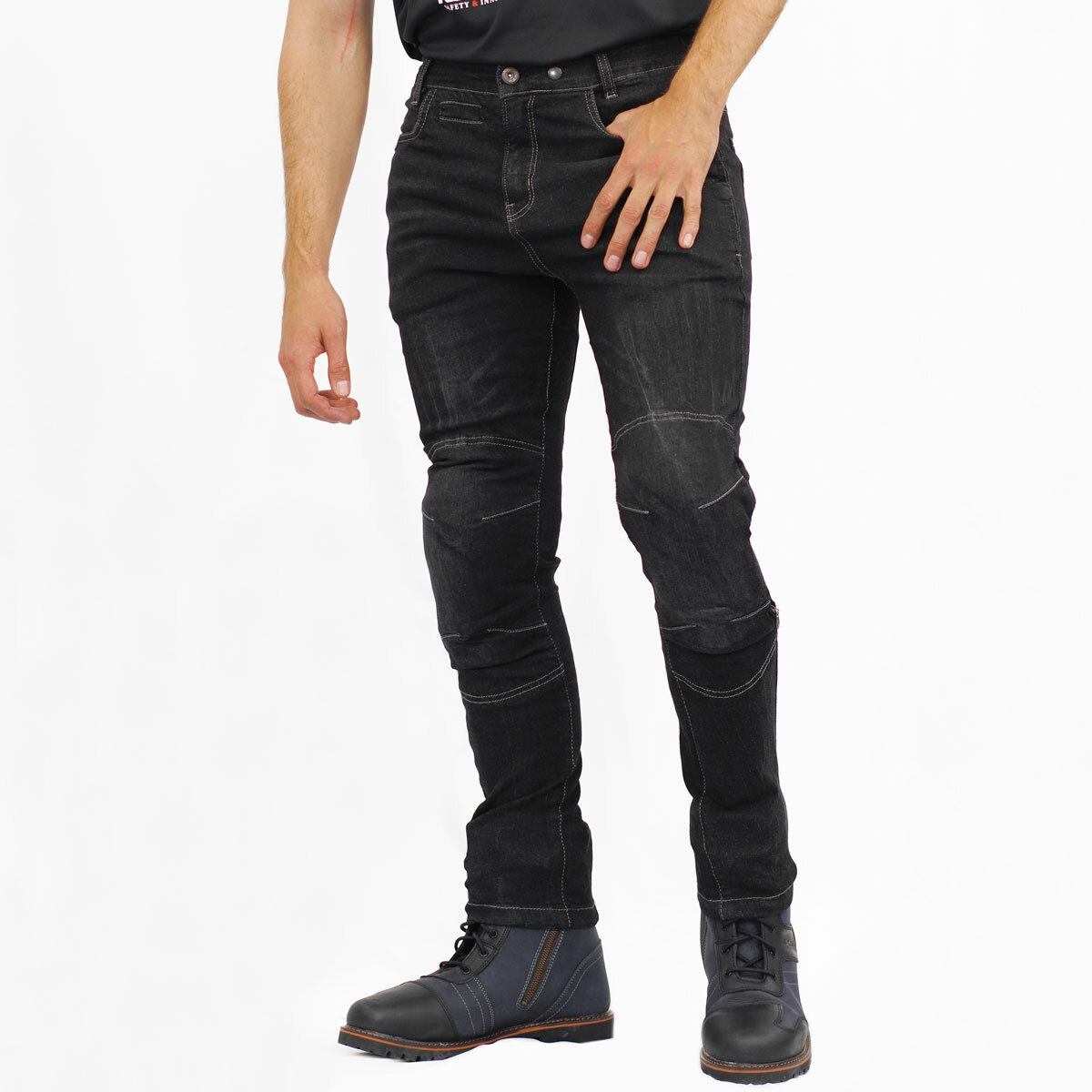 KOMINE WJ749R BLACK 黑 休閒褲 牛仔褲 防摔 可拆護具