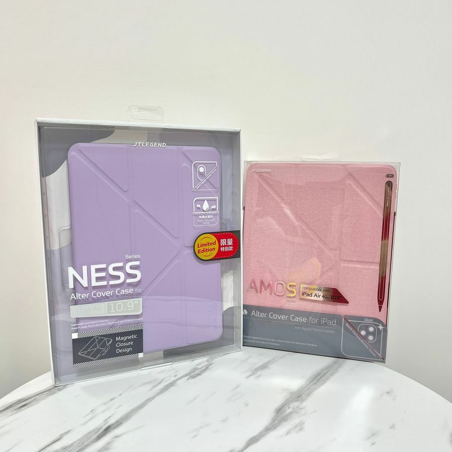 gyoheun 교흔 JTLEGEND iPad Air 10.9吋相機快取多角度折疊布紋皮套