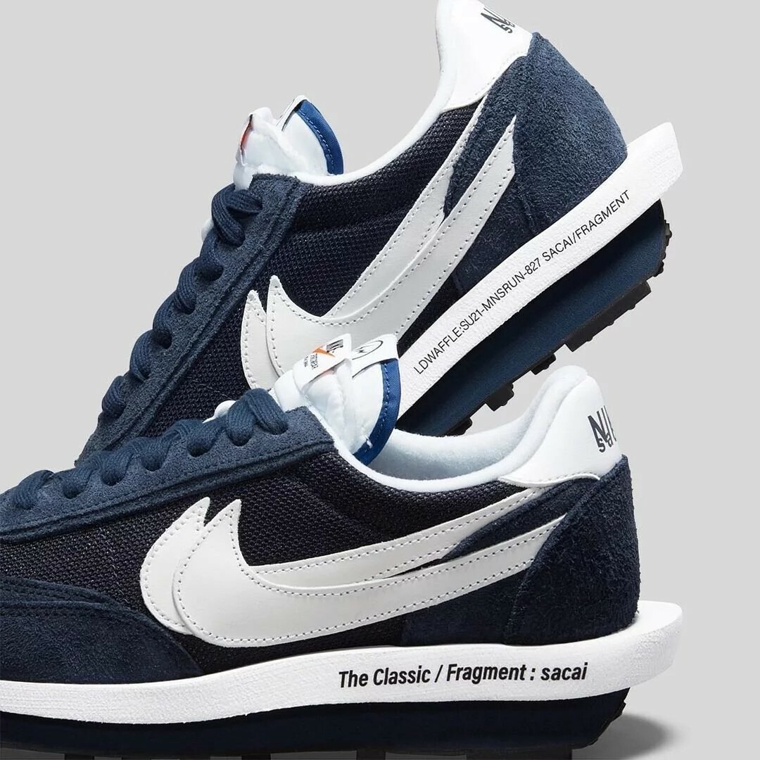 【零碼】FRAGMENT × SACAI × NIKE LDWAFFLE SF 