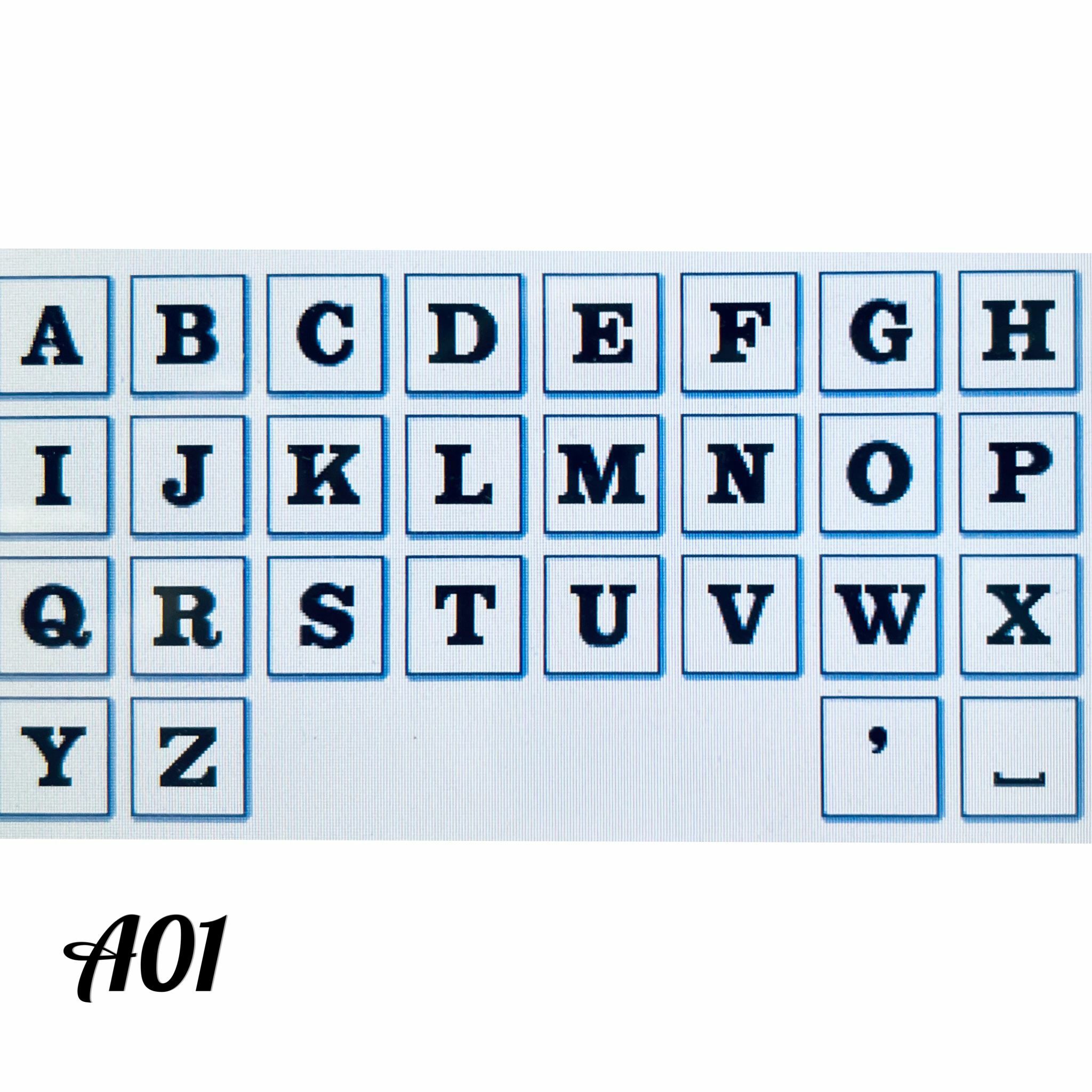 繡字服務 (英文+數字)