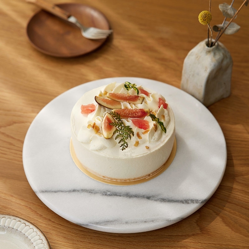 台灣 奇鈺家居｜大理石蛋糕轉盤