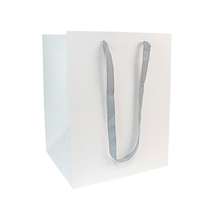 手提紙袋大2K-L-無印白 10入/包 28*36*25cm【3-23112500】