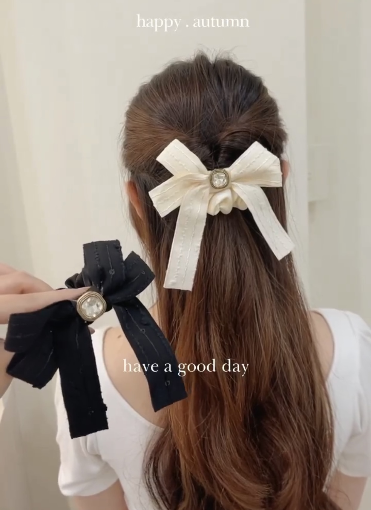 氣質蝴蝶結髮帶