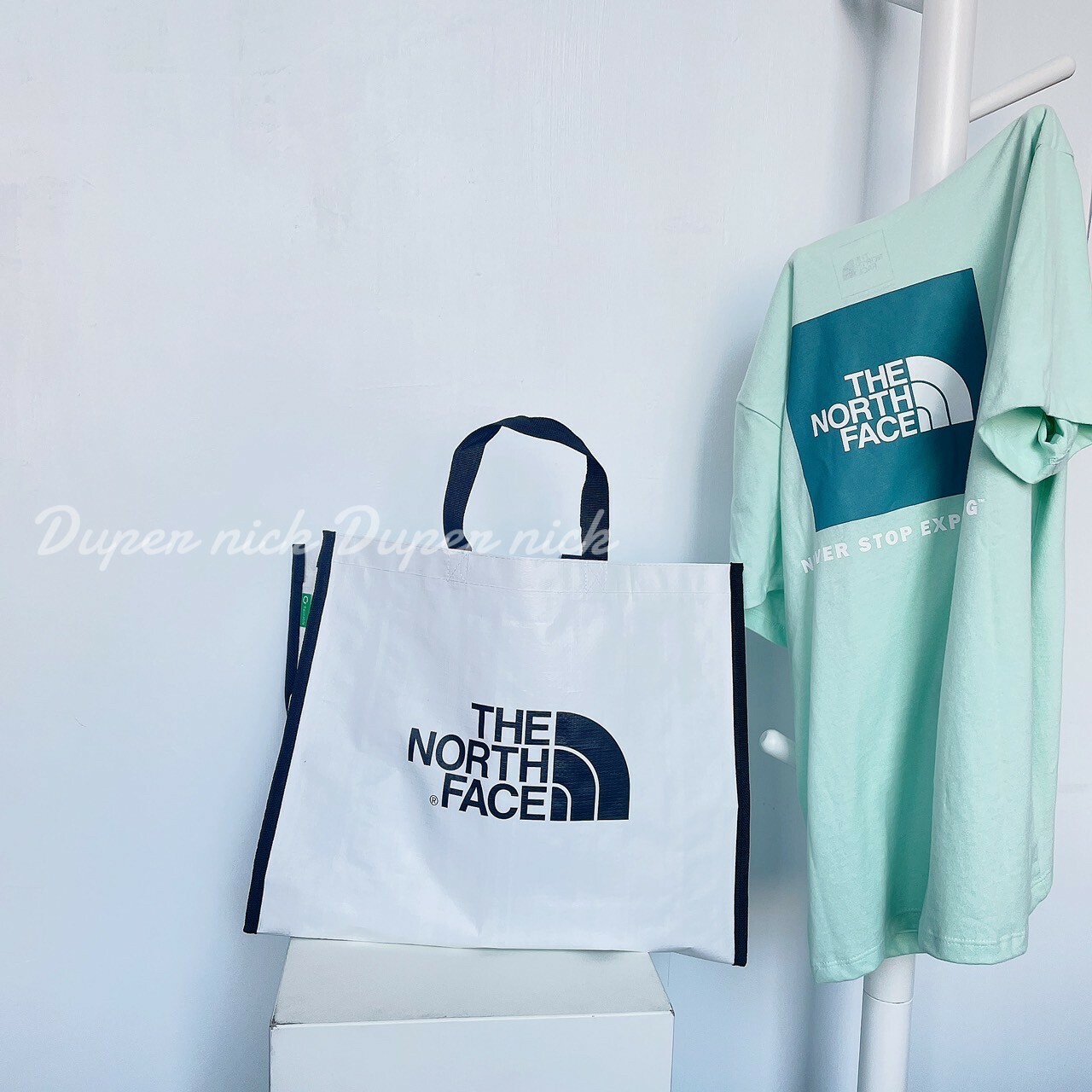 預購 韓國限定 THE NORTH FACE 白標 手提 購物袋
