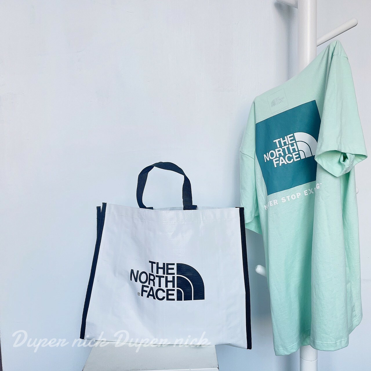 預購 韓國限定 THE NORTH FACE 白標 手提 購物袋