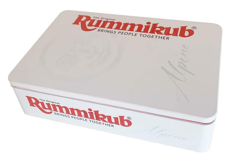 拉密外出型鐵盒新版 Rummikub Alpine 附中文說明書