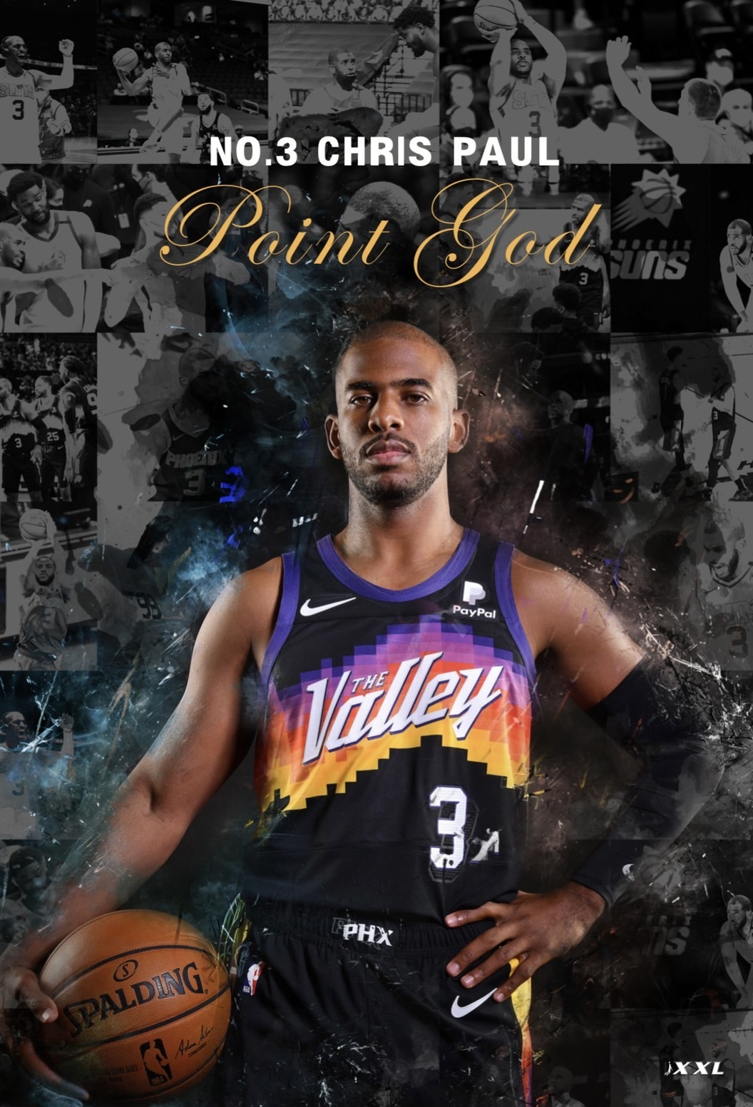 XXL 美國職籃聯盟雜誌 2022 5月號 《決戰季後賽 Fight Till The End》 隨書附贈「Chris Paul Point God海報」
