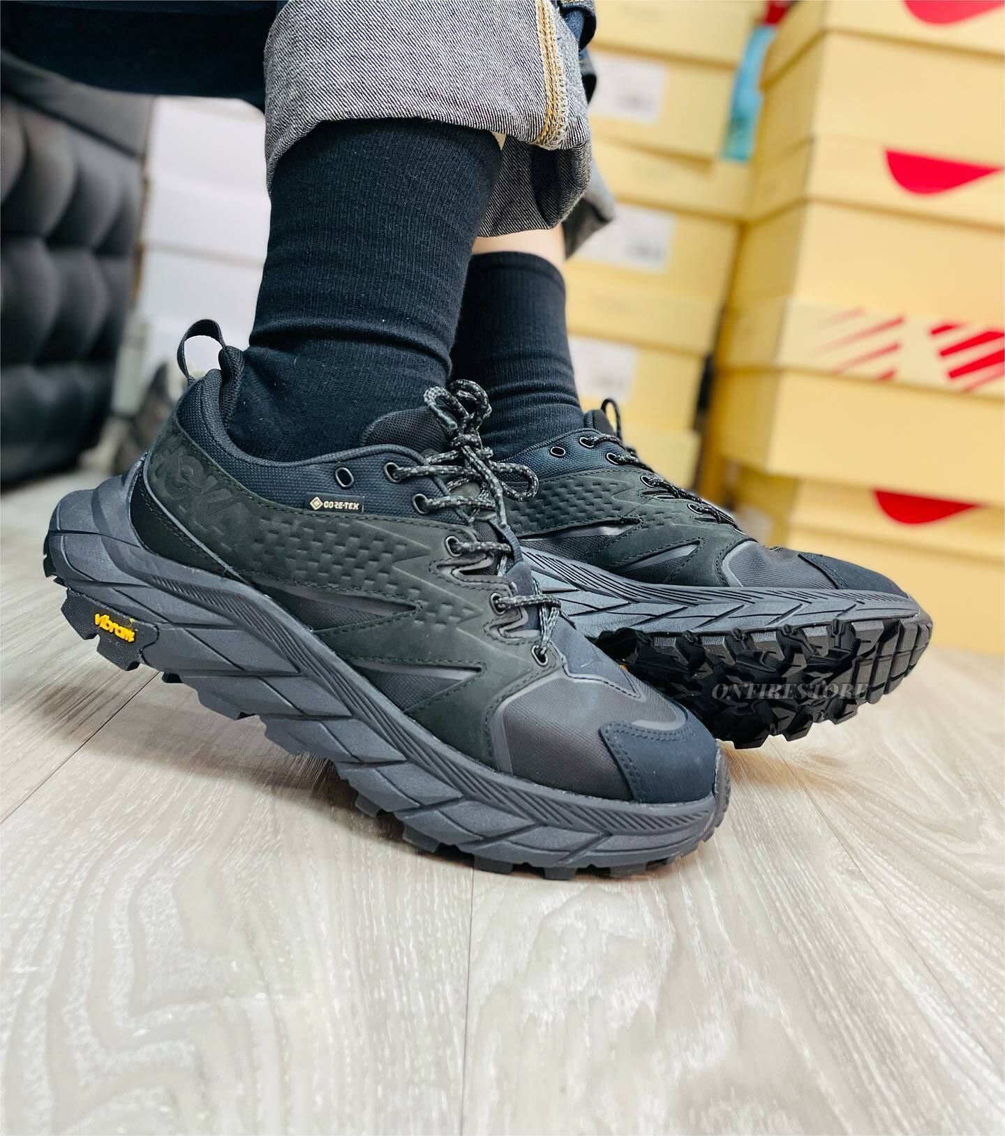 {現貨發售} Hoka One One Anacapa Low Gore-Tex Womens "Black"