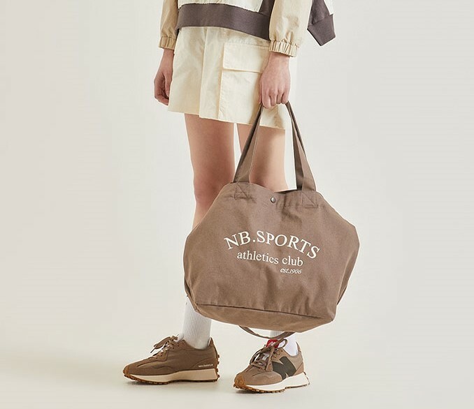 NEW BALANCE Sports Athletics Club 咖啡色 托特 側背包 NBGCCAA702_85