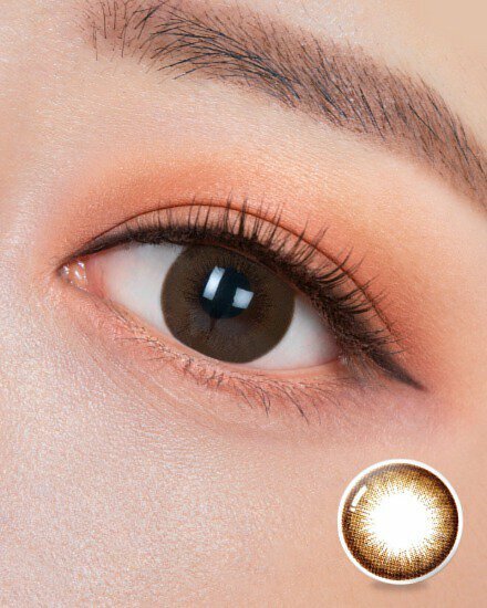 [散光] OLENS 6 Month Classic 半年抛棄散光彩妝隱形眼鏡｜每樽1片 (Danbie / Brownie)