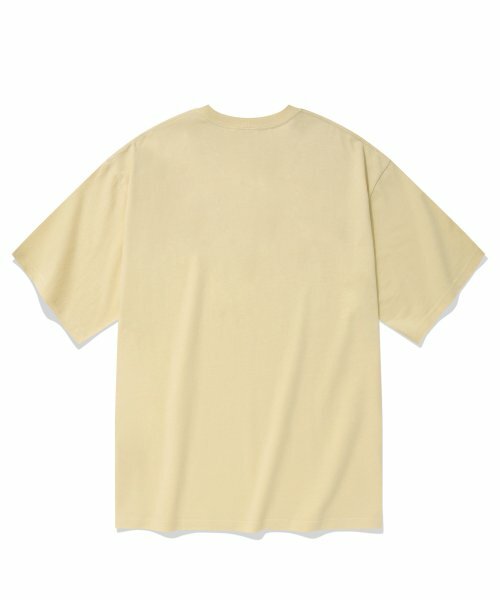 COVERNAT  拱形UNION LOGO 短袖 奶油黃