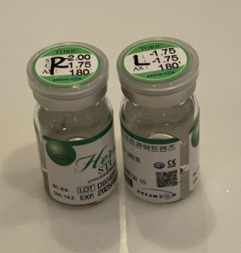 [散光] OLENS Hera  6 Month Choco半年抛棄散光彩妝隱形眼鏡｜每樽1片