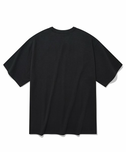 COVERNAT  Slub C Logo 華夫格口袋 短袖 黑色