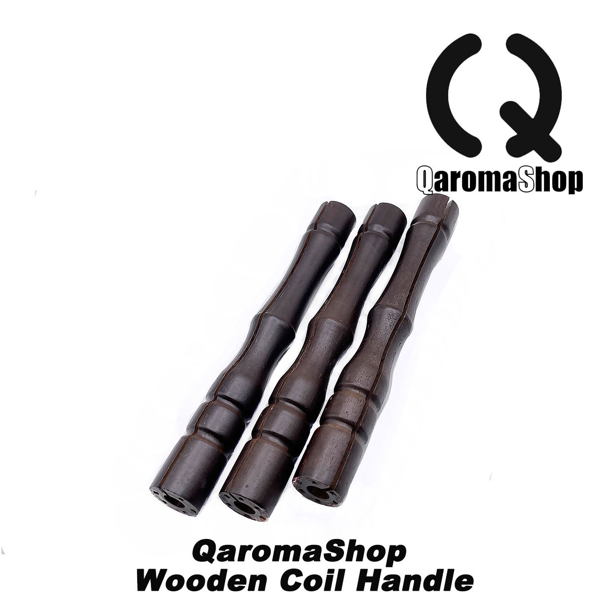馬來西亞QaromaShop Wooden Coil Handle 木頭線圈手把