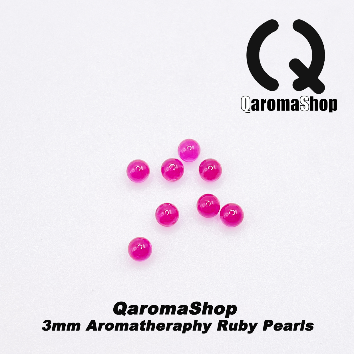 馬來西亞 QaromaShop 3mm Aromatheraphy Ruby Pearls 紅寶石珍珠