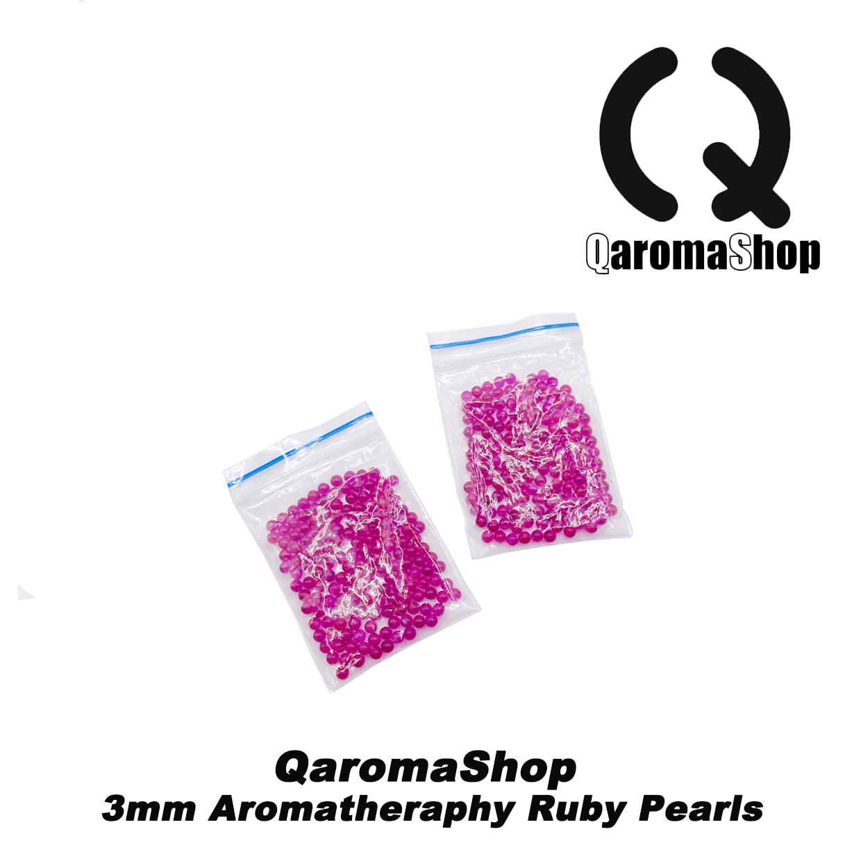 馬來西亞 QaromaShop 3mm Aromatheraphy Ruby Pearls 紅寶石珍珠