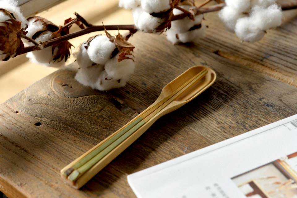 台灣 DOT DESIGN｜保青竹餐具組-湯筷組合