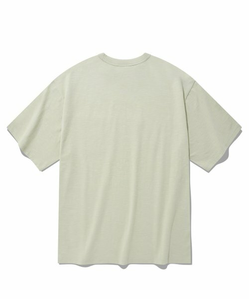 COVERNAT  Slub C Logo 華夫格口袋 短袖 薄荷色