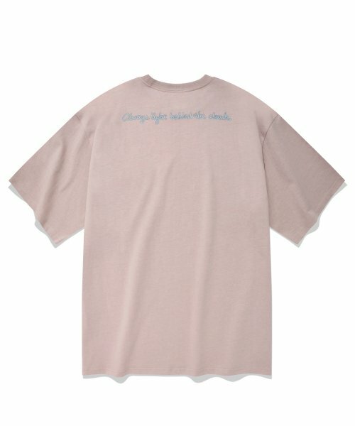 COVERNAT  Big Smile Logo 短袖 鮭魚粉色