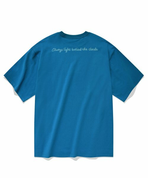 COVERNAT Big Smile Logo 短袖 孔雀藍