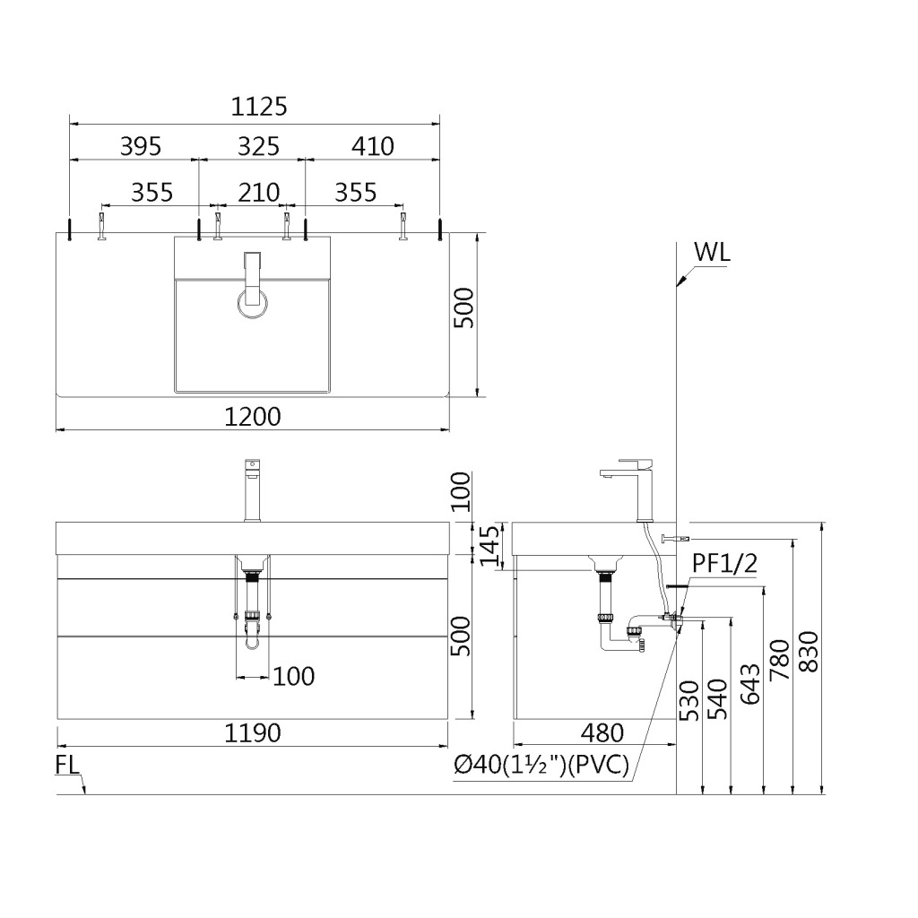 凱撒 浴櫃組推薦型號 LF5388,EH05388DW/DW1/BT840C 面盆浴櫃組
