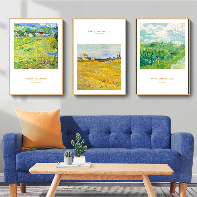 梵谷風景無框掛畫